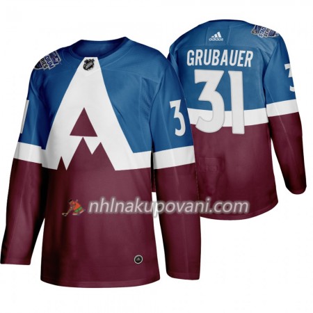 Colorado Avalanche Dresy Philipp Grubauer 31 Adidas 2020 Stadium Series Authentic - Pánské